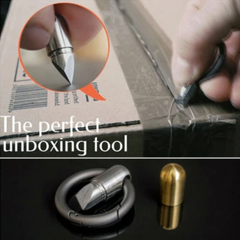 EDC PAVARŲ kapsulė peiliu Plieno Nešiojamų Tinying Mini Įrankis, Raktų Žiedas Pakabukas Pjovimo Įrankis pjovimo lauko išgyvenimo įrankis