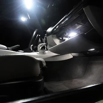 Edislight 13Pcs Canbus LED Lempos, Automobilių Lemputės Interjero Paketas Rinkinys 2011-m. VW Volkswagen Jetta Žemėlapis Dome Kamieno Plokštė Šviesos