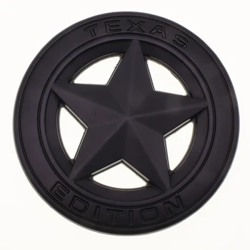 EIDRAN 3D TEXAS EDITION Metalo Automobilių Lipdukas Star Logotipas Logotipas Ženklelis Automobilio Lipdukas Stilius