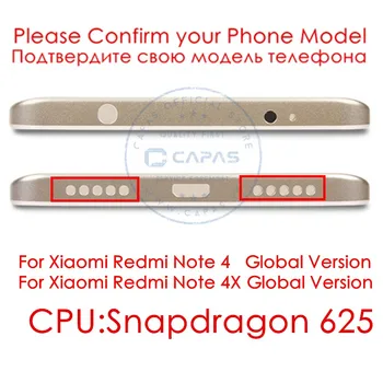 Ekrano apsaugos Redmi Pastaba 4X Snapdragon 625 Grūdintas Stiklas Redmi 4 Pastaba Pasaulio Apsauginės Plėvelės Priekiniai LCD Raštas
