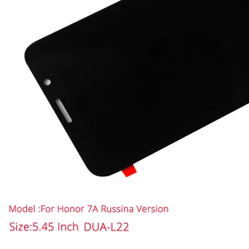 Ekrano ir Huawei Honor 7A DUA-L22 5.45 colių LCD Jutiklinis Ekranas Su Rėmo Ekranas Replacment apie huawei honor 7A/7S rusų