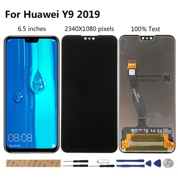 Ekrano ir Huawei Y9 2019 JKM-LX1 LX2 LX3 LCD 10 Paliečia Taškų Ekrano Pakeitimo 