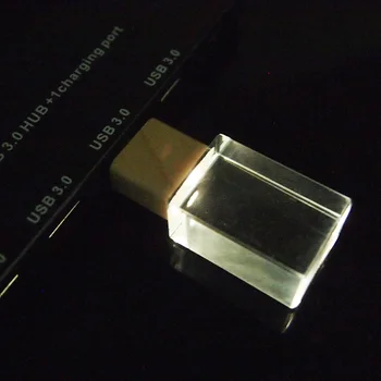 Elegantiškas Memory Stick Micro Crystal USB Pen Drive 4GB 8GB 16GB 32GB 64GB Urmu Dovana Pendrive(Virš 10vnt Nemokamai Logotipą)
