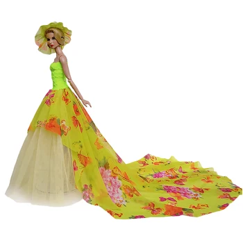 Elegantiškas Vestuvės Suknelės, Suknelė Apranga, Drabužiai, Kostiumai, Lėlės Priedai Suderinami Barbie 11.5 colių Mergina Lėlės, Žaislai