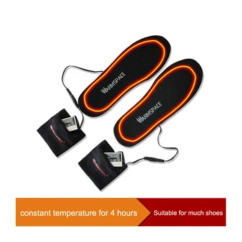 Elektra Šildomas Vidpadis baterija USB Žiemos Batai Batai Padas Apelsinų Putų Medžiaga atminties putos šildomi vidpadžiai