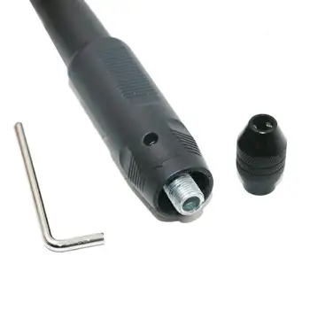 Elektrinis gręžtuvas lankstaus veleno Rotacinis Įrankis su 0.1-3.2 mm Įvesite Chuck Priedą Suderinama su Dremel 3.175 mm/ 0.12 colių