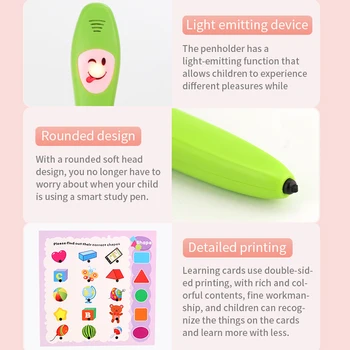 Elektroninių Smart Logika Mokymosi Pen Fonetinis Mokymosi Tėvų Vaikų Bendravimą Pen Knygos, Žaislai, Naujas Vaikų Švietimo Žaislai