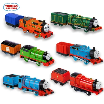 Elektros Thomas ir Draugai Traukinių Nustatyti Diecast 1:24 Modelio Automobilių Žaislai Metalo Medžiagos, Žaislai, Sunkvežimių Vaikams Žaislai Vaikams Berniukų Žaislas
