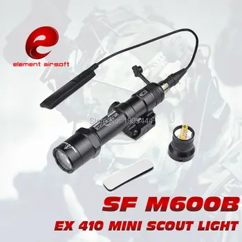 Elementas Surefir M600B LED Mini Scout Ginklu Šviesos Airsoft Pistoletas Gun Žibintuvėlį Waffen Arma Lampe Medžioklės Šautuvas Wapen Šviesos