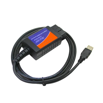 ELM327 USB HW V1.5 OBD2 Diagnostinis Įrankis, ELM 327 V1.5 OBDII Automobilių Diagnostikos Sąsaja Skaitytuvas ELM-327 OBD 2 Parama Multi-language