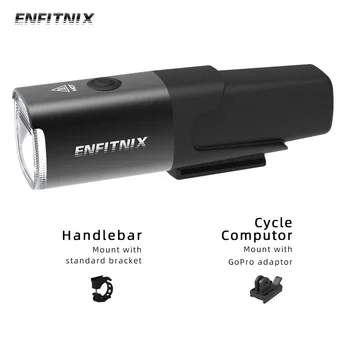 ENFITNIX 2020 m. Dviračių Smart Priekiniams USB Įkrauti 800Lm Naktį Dviračių Priekinių žibintų MTB Vandeniui Protingas Žibintuvėlį, Fakelą