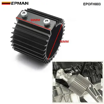 EPMAN Automobilių Tepalo Filtras Šilumos rinktuvas Juodo Aliuminio Lydinio Bžūp Erzina Aušinimo Sistema, ID:3
