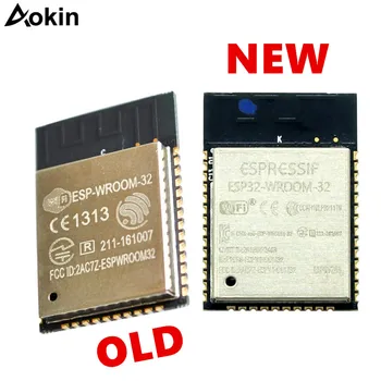 ESP32-WROOM-32 ESP-WROOM-32 ESP-32S ESP-D0WDQ6 Dual Core 32Mbits 4MB SPI flash UART Režimas SMD ESP32 Modulis