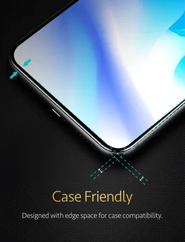 ESR Screen Protector, iPhone X XS XR XS Max Stiklo Plėvelė 3X Stipresnis Grūdintas Stiklas Raštas nemokamai Aplikatorius 