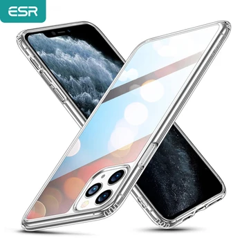 ESR Stiklo Atveju iPhone XS XR XS Max Apsaugos Grūdinto Stiklo Dangtis + TPU Rėmeliai, Skirti 