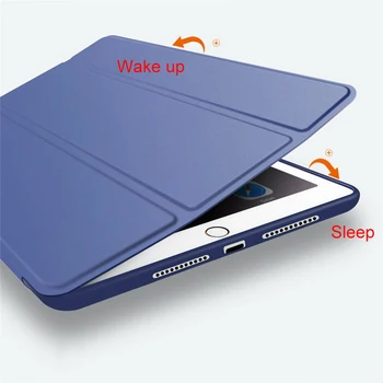 Essidi Minkštas Magenetic Smart Case For ipad 10.2 colių 2019 Tablet Stand Flip Case Cover For ipad 10.2 colių 2019 Apsaugoti 