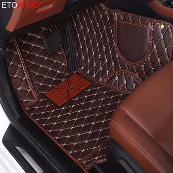 ETOATUO Custom Automobilių grindų kilimėlis Peugeot Visus Modelį RCZ 4008 308 508 301 301 307 207 2008 3008 206 408 5008 607 automobilių stiliaus automobilį