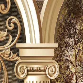 Europos Stiliaus Romos Skiltyje Sienų Tapetai, 3D Meno Retro Freska Gyvenimo Kambario, Miegamasis Prabangių Namų Dekoro Lipni Tapetai, 3D