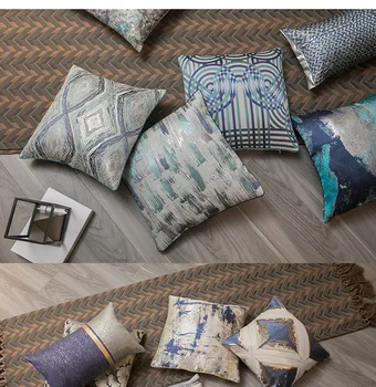Europos stiliaus subtilus dobby dekoratyvinė pagalvėlė padengti siuvinėjimo pagalvę padengti sofa-lova, kėdės, biuro automobilių užvalkalas