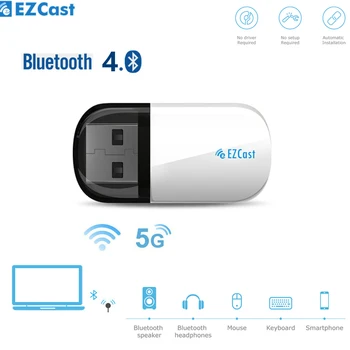 EZC-5200BS Lan USB Ethernet Dual Band 2.4 G 5G Mini WiFi Tinklo Adapteris Wifi Dongle 