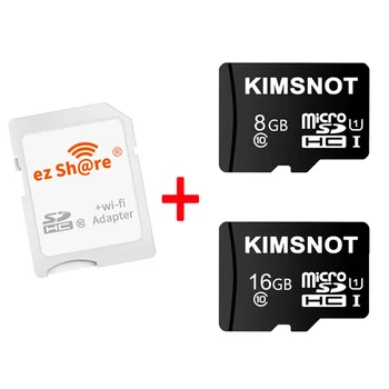 Ezshare WiFi, SD Kortelės Adapteris 8GB 16GB 32GB Microsd TF Mikro sd Kortelės Atminties Kortelę Belaidžio SD Kortelę