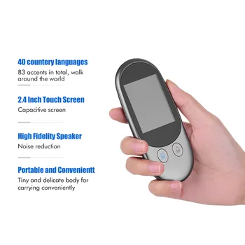 F1A Smart Momentinių Balso Neprisijungęs Vertėjas Realaus Laiko Kelių Kalbų 1GB+4GB Vertimo Įrankį, Nešiojamų