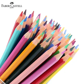 Faber Castell Profesinės Akvareliniai Pieštukai Laikymo Indas 60/72 Multi Spalvos Art Piešimo Pieštukai Ryškių Atspalvių,Sluoksniavimasis