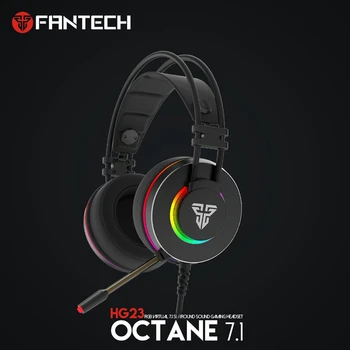 FANTECH HG23 Ausinių Individualizuoti su Oktaninis 7.1 RGB USB Tiesiog Laidinio Žaidimų Ausinės Earmuffs PC PS4 Žaidimų Ausinės