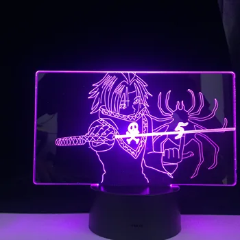 FEITAN PORTOR LED ANIME LEMPOS HUNTER X HUNTer Anime šviesos 3d 16 Spalvų Nuotolinio Valdymo Kaitos Led Nakties Šviesos Namų Dekoro Dovana