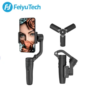 FeiyuTech Vlog Kišenėje Laikomo Gimbal Išmanųjį telefoną Stabilisateur Selfie Stick 