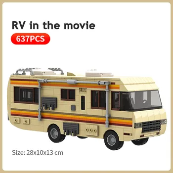Filmų Kolekcija Blokai SS-20606the Breaking Bad RV Modelis, Modeliavimas, Sunkvežimių, Autobusų, Automobilių Vaikai 