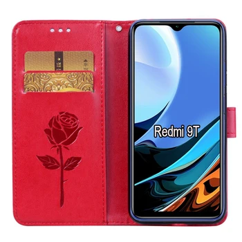 Flip Case For Redmi 9T 9 T Oda Knygos Funda Padengti Xiaomi Redmi 9T Atveju Telefono Apsauginis Apvalkalas Hoesje Etui Coque 