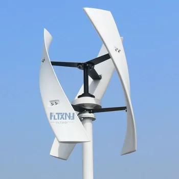FLTXNY Naujos Vertikalios Axies Vėjo jėgainės 600w 12v 24v 48v Tinklo Kaklaraištis/Išjungti Tinklo Kaklaraištis Sistemos Naudojimui Namuose