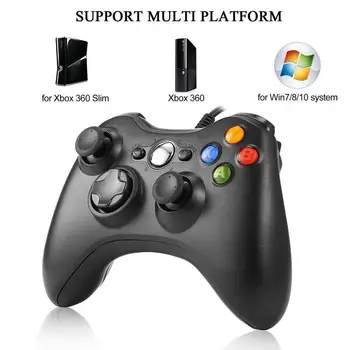 FORNORM Gamepad Xbox 360 Wired Controller Laidinio Kreiptuku XBOX360 Gamepad Joypad PC Valdiklis, Skirtas Windows 7 8 10 KARŠTO