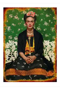 Frida Kahlo Vizualinį Vaizdą Meno Sienos Mdf Portretas Spausdinti Apdaila Namo Dovanos Karšto Parduoti Derliaus
