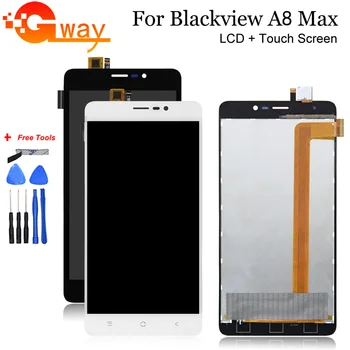 FSTGWAY Patikrintas 5.5 colių Blackview A8 Max LCD Ekranas ir Touch Screen Asamblėjos A8 Max Remontas Dalis + Nemokamas Įrankiai