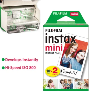 Fujifilm Instax Mini 9 Balta Plėvelė, Foto Lakštai (20/30/40/60/80/100vnt), Mini 11 / 8 Momentinių Kamera + 10-IN-1 Priedų Rinkinys