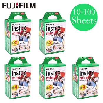 Fujifilm Instax Mini Kino 8 9 Kino 10-200 Lapas, Mini Baltas Momentinių Nuotraukų Popieriaus Fotoaparatas Instax Mini7s 50s 90 Foto Popieriaus, Baltos spalvos