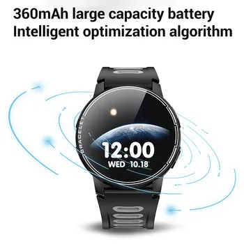 Full HD Touch Smart Watch Moterų ir Vyrų Fitneso Apyrankė 