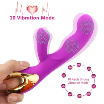 G Spot Rabbit Vibratorius Suaugusiųjų Sekso Žaislai Moterims, 10 transporto Rūšių Klitorio Stimuliacija Vandeniui Asmens Dildo Vibratorius, Stimuliatorius Clit