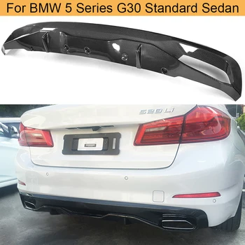 G30 Anglies Pluošto Galinio Buferio Difuzorius Lūpų Spoileris BMW 5 Serijos G30 Standartas Sedanas 4 Durų 530i 540i 2017 - 2018 m. Galinis Difuzorius