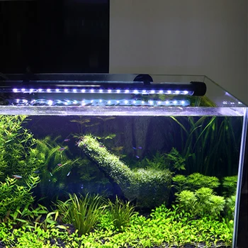 Gako Akvariumas Šviesos RGB LED Juostos Šviesos Vandeniui Šviesos Povandeninis Aquario Lempa Žuvų Bakas Koralinis Rifas Dekoras Apšvietimas