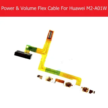 Galios ir Tūrio Flex Kabelis Huawei MediaPad M2, 10 M2)-A01W M2-A01L M2-A04L Galios ir Tūrio Pusėje Klavišą Flex Kabelis atsarginės dalys