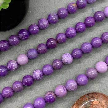 Gamtos Amerikos Violetinė Žėručio Phosphosiderite Granulių Turas Prarasti 6-12mm 