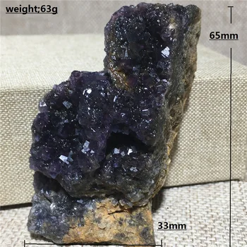 Gamtos fluorito geode kvarco kristalo pavyzdys Namo, buto apdailos akmuo Reiki healing žalias akmuo