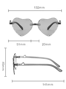 Gamyklos Didmeninės prekybos Taškus akiniai nuo saulės Vaikams 3-8 metų Plastikiniai UV400 vaikas akiniai širdutės Formos Gražių kūdikių Mergaičių infantil akiniai