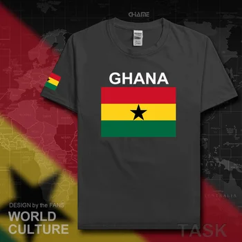 Gana Ganos vyrų marškinėliai mados 2017 megztiniai tautos marškinėlius komanda, medvilnės marškinėliai sporto drabužių tee šalies sporto GH, GHA