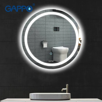 Gappo vonia veidrodėliai LED Šviesos Makiažo Veidrodėliai žibintai, Vonios veidrodžiai, stačiakampis, vonios kambarys LED veidrodis