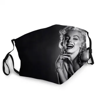Garsus Amerikiečių Aktorius Marilyn Monroe Veido Kaukė Gali Būti Pakartotinai naudojamas Skalbimo Suaugusiųjų / Vaikų Minkštas Tušus masque