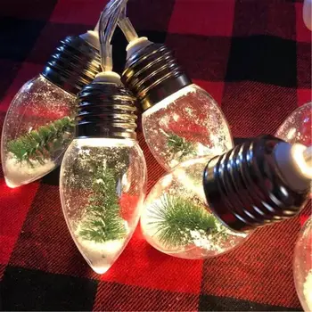 Gatvės Snaigės Christmas Garland Šviesos Lauke Lemputės Galia 2 x AA tipo Baterijos String Šviesos Sodas Šviesos Kalėdų Vestuvių
